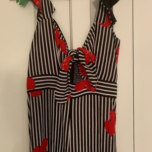 Madewell wise leg floral jumpsuit